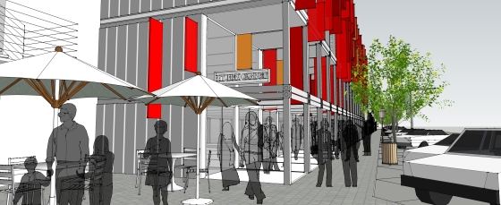 Design for Mixed use Retail & Office Space